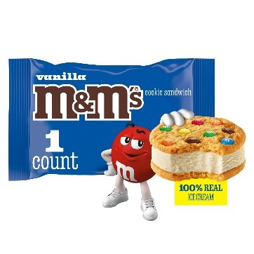 N133 M&M VAN COOKIE SANDWICH