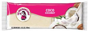 N341 LA MICHOACANA COCONUT ICE CREAM BAR